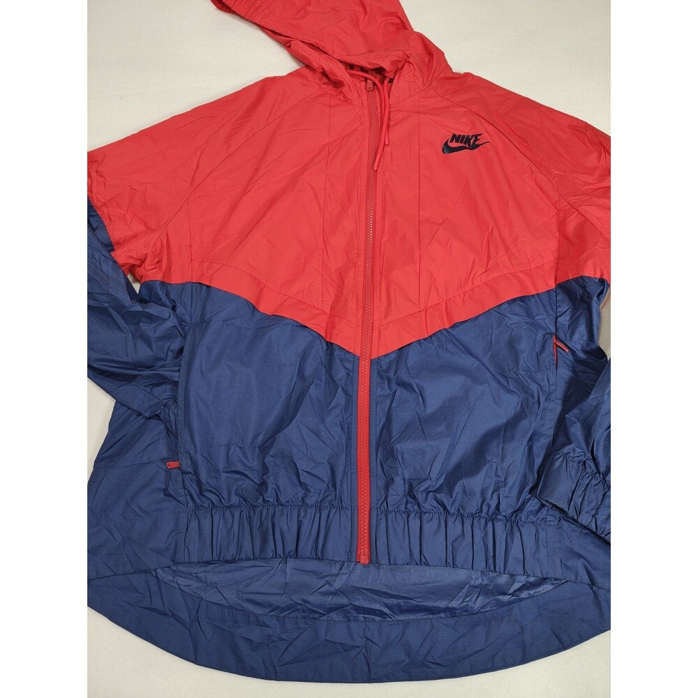 Nike Vintage Rare Windrunner Jacket Windbreaker Blue Red Nylon Mens XL